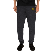 Load image into Gallery viewer, Smiley Cthulhu -Embroidered Unisex Fleece Joggers