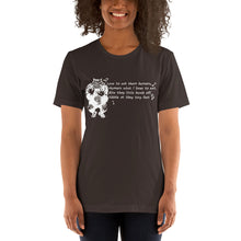 Load image into Gallery viewer, The Monster's Ode to Humans Unisex T-Shirt, Dark Colors