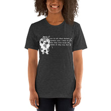 Load image into Gallery viewer, The Monster's Ode to Humans Unisex T-Shirt, Dark Colors