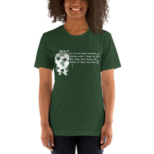 Load image into Gallery viewer, The Monster's Ode to Humans Unisex T-Shirt, Dark Colors