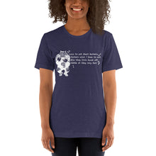 Load image into Gallery viewer, The Monster's Ode to Humans Unisex T-Shirt, Dark Colors