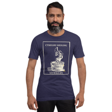 Load image into Gallery viewer, Cthulhu Riesling, Taste the Abyss Unisex T-Shirt, Darker Colors