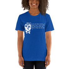 Load image into Gallery viewer, The Monster's Ode to Humans Unisex T-Shirt, Dark Colors