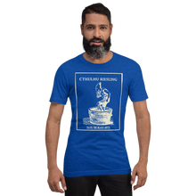 Load image into Gallery viewer, Cthulhu Riesling, Taste the Abyss Unisex T-Shirt, Darker Colors
