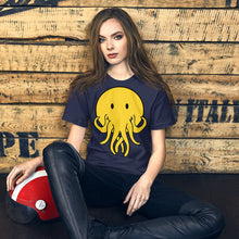 Load image into Gallery viewer, Cthulhu Smiley Unisex T-Shirt - Adult