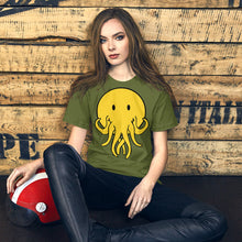 Load image into Gallery viewer, Cthulhu Smiley Unisex T-Shirt - Adult