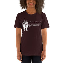 Load image into Gallery viewer, The Monster's Ode to Humans Unisex T-Shirt, Dark Colors