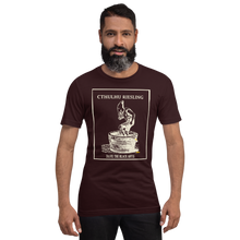 Load image into Gallery viewer, Cthulhu Riesling, Taste the Abyss Unisex T-Shirt, Darker Colors