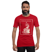 Load image into Gallery viewer, Cthulhu Riesling, Taste the Abyss Unisex T-Shirt, Darker Colors