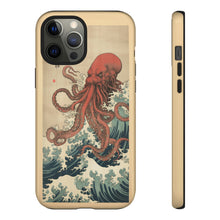 Load image into Gallery viewer, Cthulhu Wave Ukiyo-e Tough Case
