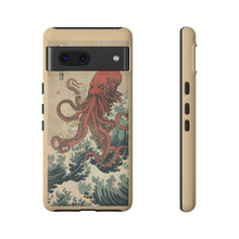 Load image into Gallery viewer, Cthulhu Wave Ukiyo-e Tough Case
