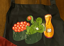 画像をギャラリービューアに読み込む, Cthulhu Sushi Apron
