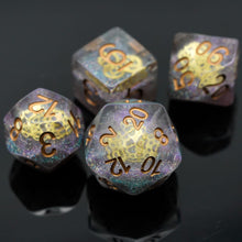 Load image into Gallery viewer, Steampunk Gears 7 Dice Set
