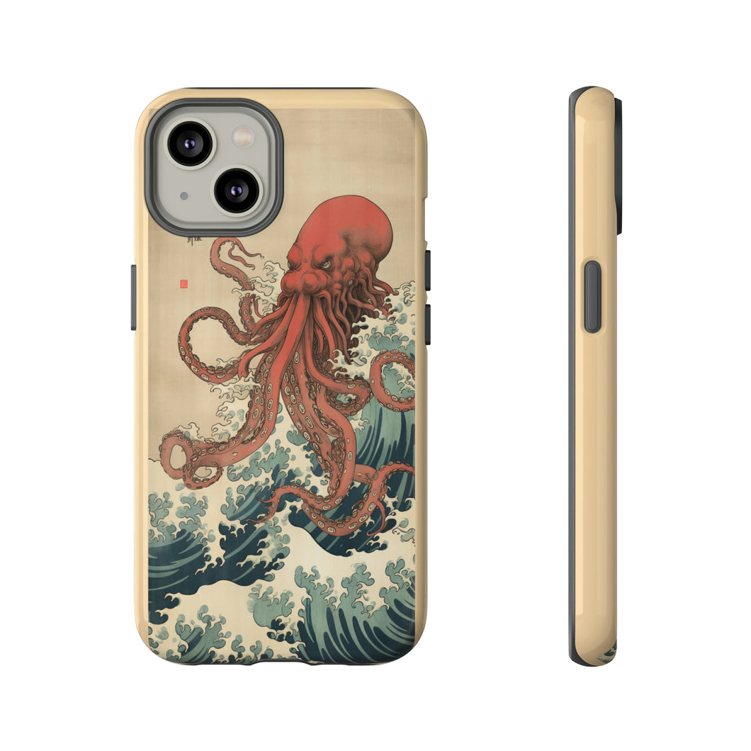 Cthulhu Wave Ukiyo-e Tough Case