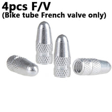 画像をギャラリービューアに読み込む, 4 piece Aluminum Alloy Presta Valve Cap
