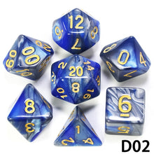 Load image into Gallery viewer, Another 7-piece polyhedral dice set. ;-)
