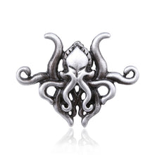 Load image into Gallery viewer, Stylised Cthulhu metal Pin
