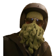 Cthulhu Tentacle Crochet Beanie Hat /Wind Mask