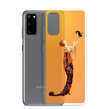 画像をギャラリービューアに読み込む, Art-Deco Lady with a Demon Dog Samsung Case
