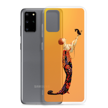 Load image into Gallery viewer, Art-Deco Lady with a Demon Dog Samsung Case
