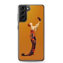 画像をギャラリービューアに読み込む, Art-Deco Lady with a Demon Dog Samsung Case
