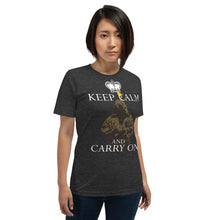 画像をギャラリービューアに読み込む, Keep Calm and Carry On, Cultist Unisex T-Shirt
